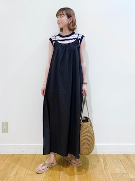 R i oさん（レディース・160cm）の夏コーディネート