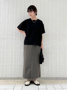 R i oさん（レディース・160cm）の夏コーディネート