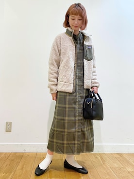 「patagonia」｜「アイテム（ワンピース/ドレス）」を使った、R i oさん（レディース・160cm）の秋コーディネート