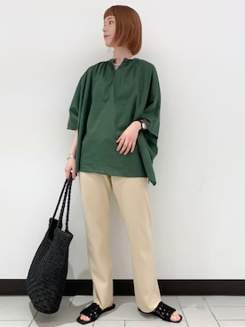 R i oさん（レディース・160cm）の夏コーディネート