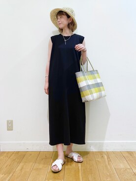 R i oさん（レディース・160cm）の夏コーディネート