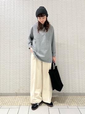 「アイテム（パンツ）」を使った、R i oさん（レディース・160cm・20代）の秋コーディネート