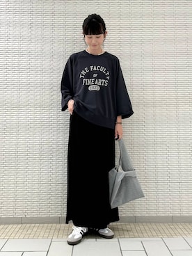 「URBAN RESEARCH DOORS(アーバンリサーチドアーズ)のアイテム(ワンピース)」を使った、R i oさん(レディース・160cm)の夏コーディネート