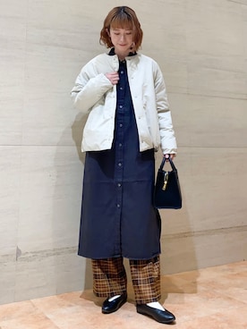 R i oさん（レディース・160cm）の秋コーディネート