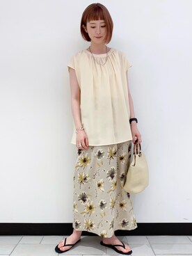 R i oさん(レディース・160cm)の夏コーディネート