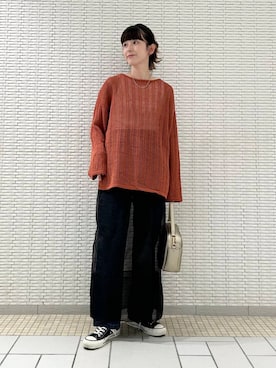 R i oさん（レディース・160cm）の夏コーディネート