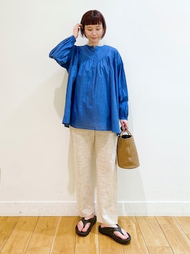 R i oさん（レディース・160cm）の春コーディネート