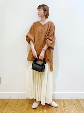 R i oさん（レディース・160cm）の春コーディネート