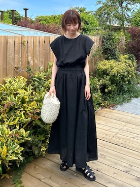 フレンチギャザーワンピース URBAN RESEARCH Sonny Label（アーバンリサーチサニーレーベル