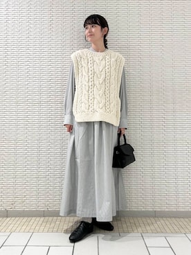 「FORK&SPOON」｜「アイテム（その他シューズ）」を使った、R i oさん（レディース・160cm）の秋コーディネート