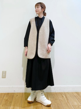 R i oさん（レディース・160cm）の冬コーディネート