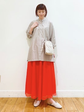 R i oさん（レディース・160cm）の春コーディネート