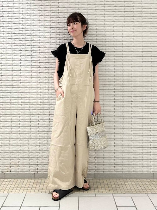 セール】コットンバッククロスサロペット（サロペット