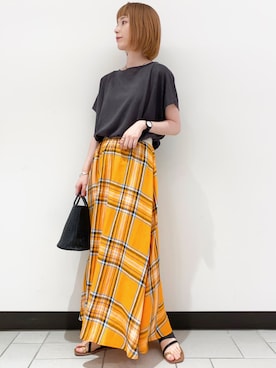 R i oさん（レディース・160cm）の夏コーディネート