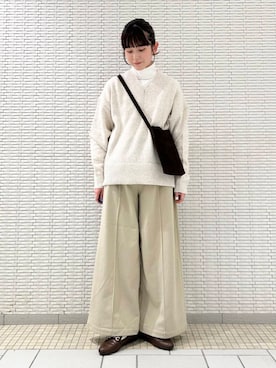 R i oさん（レディース・160cm）の冬コーディネート