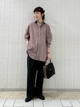 「アイテム（パンプス）」を使った、R i oさん（レディース・160cm・20代）の秋コーディネート