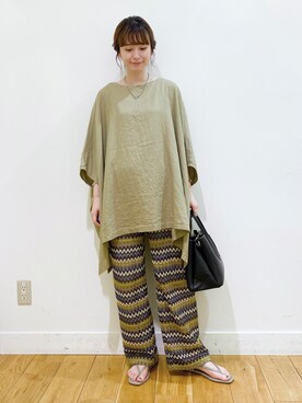 R i oさん（レディース・160cm）の夏コーディネート