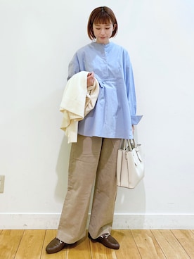 R i oさん（レディース・160cm）の冬コーディネート