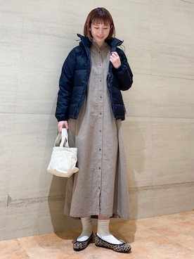 R i oさん（レディース・160cm）の冬コーディネート