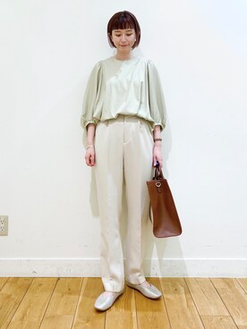 R i oさん（レディース・160cm）の春コーディネート