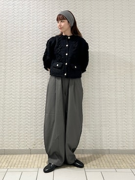 「アイテム（バレエシューズ）」を使った、R i oさん（レディース・160cm・20代）の秋コーディネート