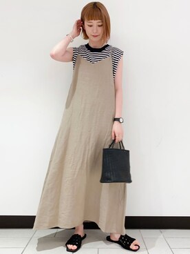 R i oさん（レディース・160cm）の夏コーディネート