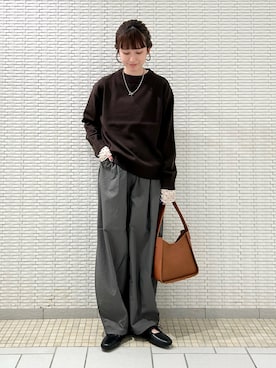 R i oさん（骨格ウェーブ・レディース・160cm・20代）の秋コーディネート