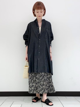 R i oさん（レディース・160cm）の夏コーディネート