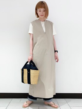 R i oさん（レディース・160cm）の夏コーディネート