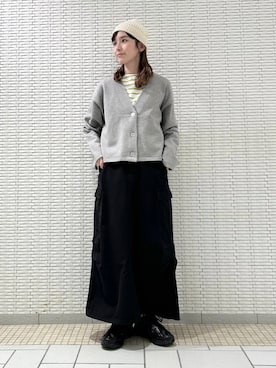 R i oさん（レディース・160cm）の冬コーディネート