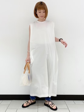 R i oさん（レディース・160cm）の夏コーディネート