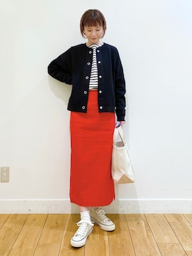 R i oさん（レディース・160cm）の春コーディネート