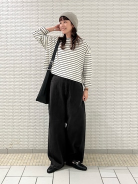 「アイテム（ニットキャップ/ビーニー）」を使った、R i oさん（レディース・160cm・20代）の夏コーディネート