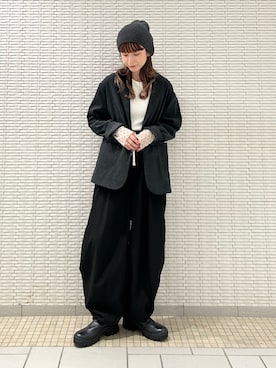 「アイテム（その他アウター）」を使った、R i oさん（レディース・160cm）の秋コーディネート
