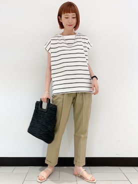 R i oさん（レディース・160cm）の夏コーディネート