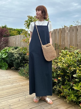 R i oさん（レディース・160cm）の夏コーディネート