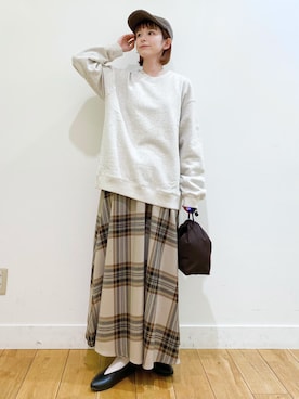 R i oさん（レディース・160cm）の秋コーディネート