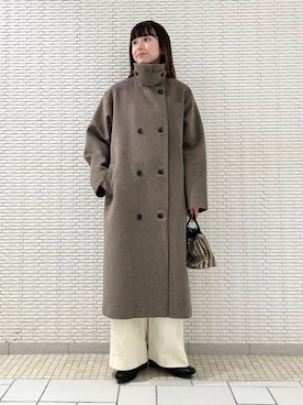 R i oさん（レディース・160cm）の冬コーディネート