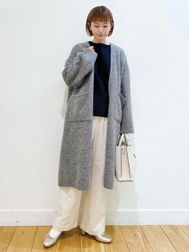 R i oさん（レディース・160cm）の冬コーディネート