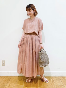 R i oさん(レディース・160cm)の夏コーディネート