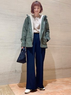 R i oさん（レディース・160cm）の秋コーディネート