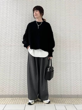 R i oさん（レディース・160cm）の冬コーディネート