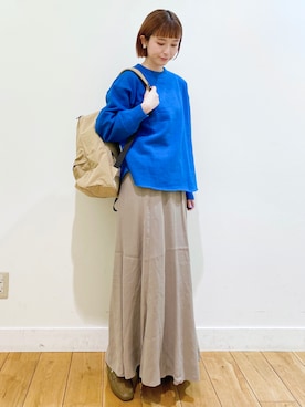 R i oさん（レディース・160cm）の冬コーディネート