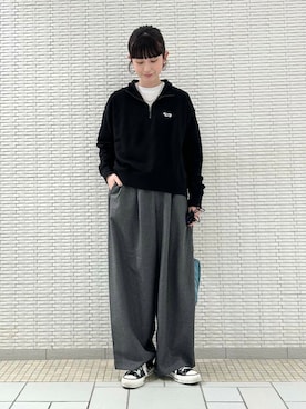 R i oさん（レディース・160cm）の冬コーディネート