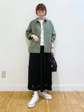 R i oさん（レディース・160cm）の春コーディネート