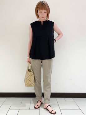 R i oさん（レディース・160cm）の夏コーディネート