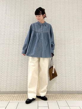 「かぐれ」｜R i oさん（レディース・160cm）の夏コーディネート