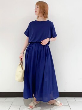 R i oさん（レディース・160cm）の夏コーディネート