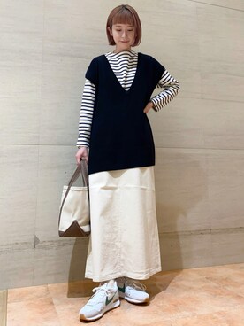 R i oさん（レディース・160cm）の秋コーディネート