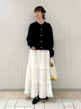 「ロングスカート」｜R i oさん（レディース・160cm・20代）の秋コーディネート